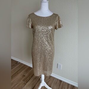 Worthington dress— champagne color size small